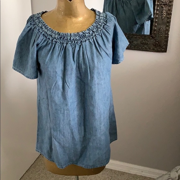 Michael Stars Tops - MICHAEL STARS PEASANT BLOUSE